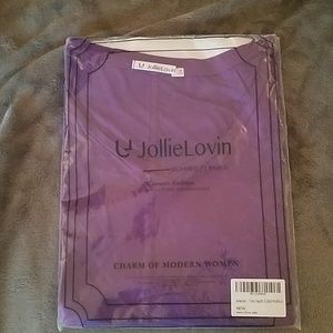 JollieLovin Tunic Top 2x- Deep Purple
